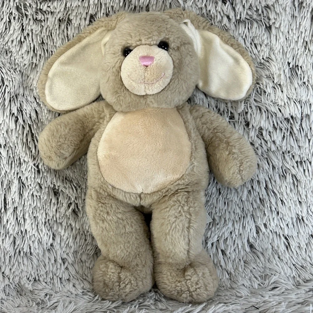 Build-a-Bear Workshop BAB Vanilla‎ Cream Bunny Retired HTF 2012 Easter Bunny EUC